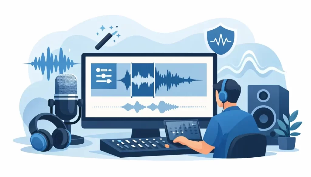 What a Podcast Noise Reduction Service Does