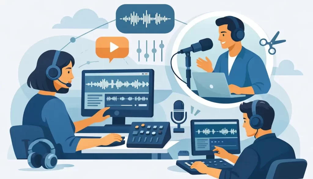 Why Choose a Human Podcast Editing Service