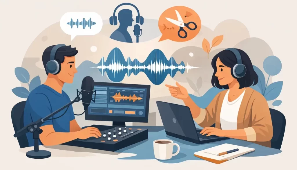 Why We Edit Podcasts Using Humans Only