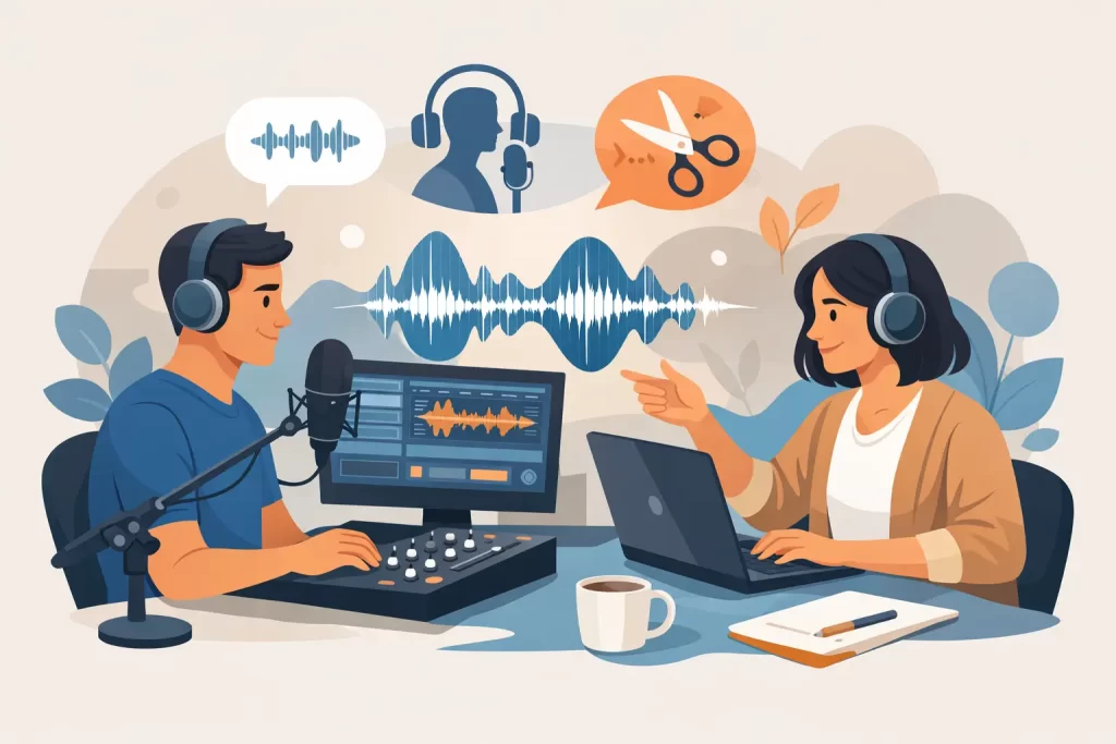Why We Edit Podcasts Using Humans Only