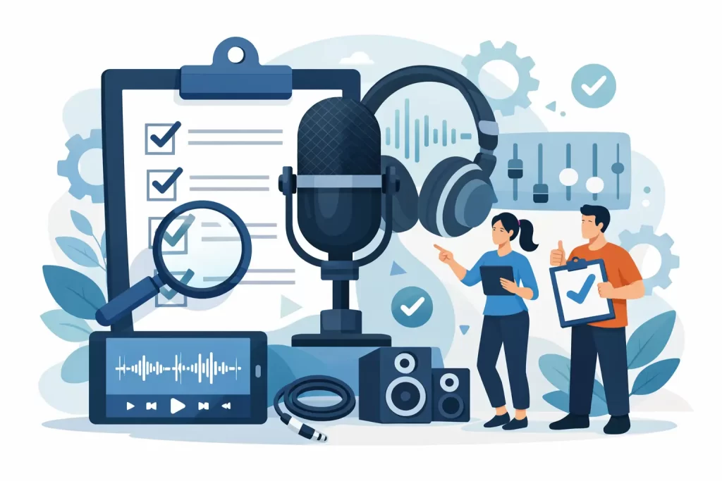 Podcast Quality Control Checklist That Works