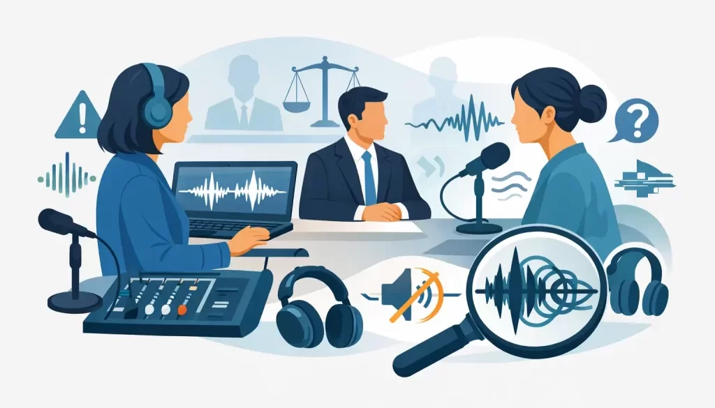 How to Fix Deposition Audio Quality Issues